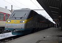 Košice: 680 ČD Pendolino, 1.2.2015 Kosice