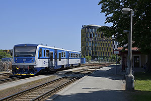 Praha: ČD 814 125 RegioNova, 29.5.2023 MHD Praha
