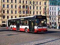 Praha: Karosa Citybus na Námestí republiky, 10.10.2010 MHD Praha