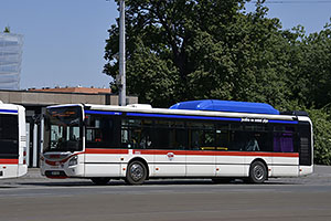 Praha: Iveco Urbanway 12M CNG #8856 dopravcu ČSAD MHD Kladno, 29.5.2023 MHD Praha