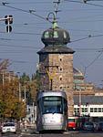 Praha: Škoda 14T, Masarykovo nábr., 10.10.2010 MHD Praha