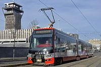 Praha: Škoda 15T #9280 po nehode, 23.11.2017 MHD Praha