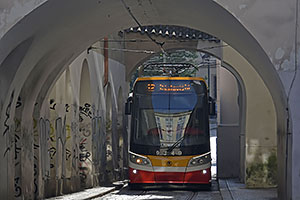 Praha: Škoda 15T4 #9349, 29.5.2023 MHD Praha