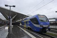 Salzburg: Meridian (Transdev GmbH) Stadler FLIRT, 29.5.2019 Salzburg