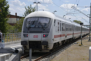 Rostock, Warnemünde: riadiaci vozeň, 30.7.2022 Rostock