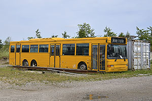 Jystrup: Sporvejsmuseet Skjoldenæsholm, Volvo B10BLE-63, 24.7.2022 Sporvejsmuseet