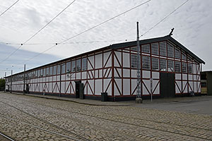 Jystrup: Sporvejsmuseet Skjoldenæsholm, Valby Gamle Remise, 24.7.2022 Sporvejsmuseet