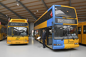 Jystrup: Sporvejsmuseet Skjoldenæsholm, DAB Citybus LPG #COM 5202 (ComBus) z roku 1998, Volvo B7LT #CT 2806 (City Trafik) z roku 2001, 24.7.2022 Sporvejsmuseet