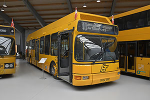 Jystrup: Sporvejsmuseet Skjoldenæsholm, DAB Citybus LPG #COM 5202 (ComBus) z roku 1998, 24.7.2022 Sporvejsmuseet