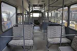 Jystrup: Sporvejsmuseet Skjoldenæsholm, Leyland-DAB Scania N 112 #TAK 1167 (Tallinna Autobussikoondiis) z roku 1984, 24.7.2022 Sporvejsmuseet