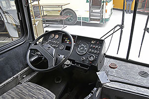 Jystrup: Sporvejsmuseet Skjoldenæsholm, Leyland-DAB Scania N 112 #TAK 1167 (Tallinna Autobussikoondiis) z roku 1984, 24.7.2022 Sporvejsmuseet