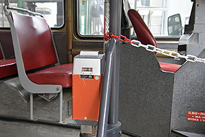 Jystrup: Sporvejsmuseet Skjoldenæsholm, Leyland-DAB #HT 428 (Hovedstadsområdets Trafikselskab) z roku 1969, 24.7.2022 Sporvejsmuseet