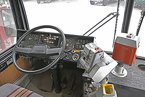 Jystrup: Sporvejsmuseet Skjoldenæsholm, Volvo B 10 M #OB 130 (Odense Bytrafik) z roku 1982, 24.7.2022 Sporvejsmuseet