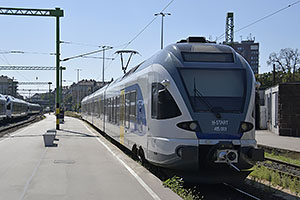 Budapešť: Stadler Flirt, START 415.001, 7.9.2023 Budapest