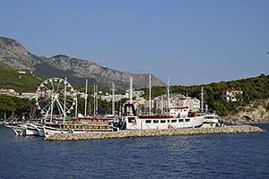 Makarska: prístav, 25.7.2024 Makarska
