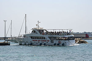 Korčula: osobná loď Zvijezda Kvarnera, 19.7.2024 Korčula