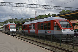 Kaunas: LTG Link, Pesa 620M-013 a 014, 9.7.2022 Kaunas