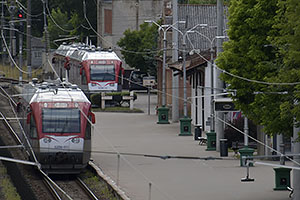 Kaunas: LTG Link, Pesa 620M-013 a 016, 9.7.2022 Kaunas