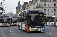 Luxemburg: Volvo V 7905 LHC Electric Hybrid, 20.2.2018 Luxemburg