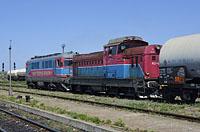 Năvodari: Grup Feroviar Roman 60-1627 a 69-0048 , 2.8.2019 Rumunsko