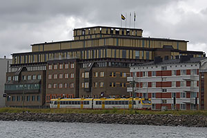 Jönköping: elektrická jednotka Krösatågen X11/X14, 23.7.2022 Jönköping