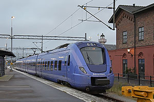 Ystad: Alstom Coradia Nordic Pågatåg X61, 23.7.2022 Ystad