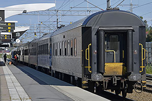Umeå: diaľkový vlak SJ, 20.7.2022 Umeå