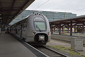 Göteborg: poschodová elektrická jednotka Alstom SJ X40 #3706, 23.7.2022 Göteborg