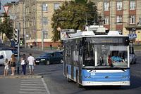 Vinnycia: Bohdan T701.17 #004 z roku 2014, 10.8.2016 Ukrajina, Vinnycia