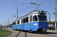 Vinnycia: Be 4/6 Mirage #275 z roku 1966, pôvodne Zürich #1615, 10.8.2016 Ukrajina, Vinnycia