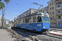 Vinnycia: Be 4/6 Mirage #288 z roku 1966, pôvodne Zürich #1613, 10.8.2016 Ukrajina, Vinnycia