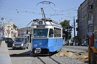 Vinnycia: Be 4/6 Mirage #296 z roku 1966, pôvodne Zürich #1632, 10.8.2016 Ukrajina, Vinnycia