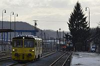 Krupina: 813.102 ZSSK v 1. deň obnovenia trate Zvolen - Šahy, 2.1.2019 Krupina