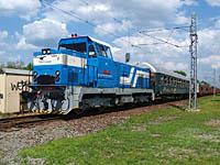 Zvolen: vojenský transport na čele s 736, 10.5.2013 vlaky