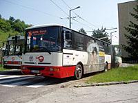 Banska Bystrica: Karosa B 961 ZV 355BI obieha na Tulskej trolejbus, 6.6.2007 Banska Bystrica: novinky MHD Banska Bystrica