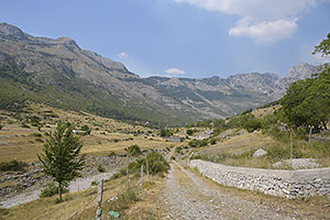 Albánsko: Národný park Theth, cesta SH21, 15.8.2021 Albansko