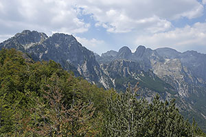 Albánsko: Národný park Theth, cesta SH21, 15.8.2021 Albansko