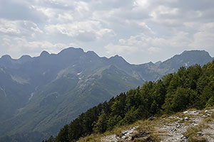 Albánsko: Národný park Theth, cesta SH21, 15.8.2021 Albansko