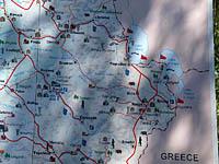 Albánsko: mapa Albánska pre turistov, 22.8.2012 Albansko
