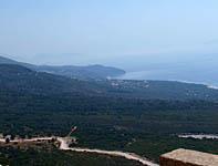 Albánsko: cesta SH8 Sarandë - Vlorë, 23.8.2012 Albansko