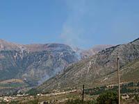 Albánsko: cesta SH8 Sarandë - Vlorë, 23.8.2012 Albansko