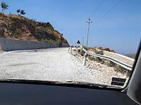 Albánsko: cesta SH8 Sarandë - Vlorë, 23.8.2012 Albansko