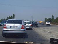 Albánsko: výstavba diaľnice na SH1, 24.8.2012 Albansko
