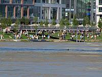 Bratislava: nábrežie pri Eurovei, 6.6.2010 Bratislava
