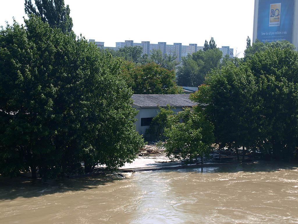 Bratislava: vysoký Dunaj, 7.6.2013 Bratislava