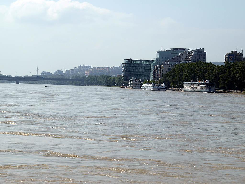 Bratislava: vysoký Dunaj, 7.6.2013 Bratislava