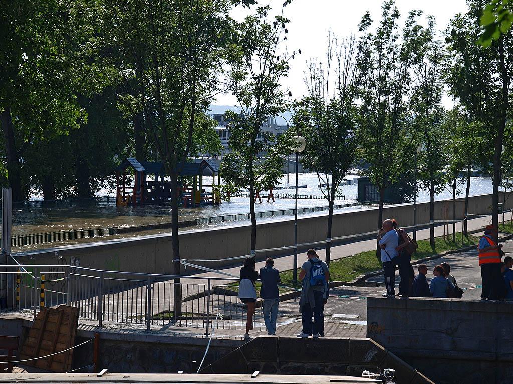 Bratislava: vysoký Dunaj, 7.6.2013 Bratislava