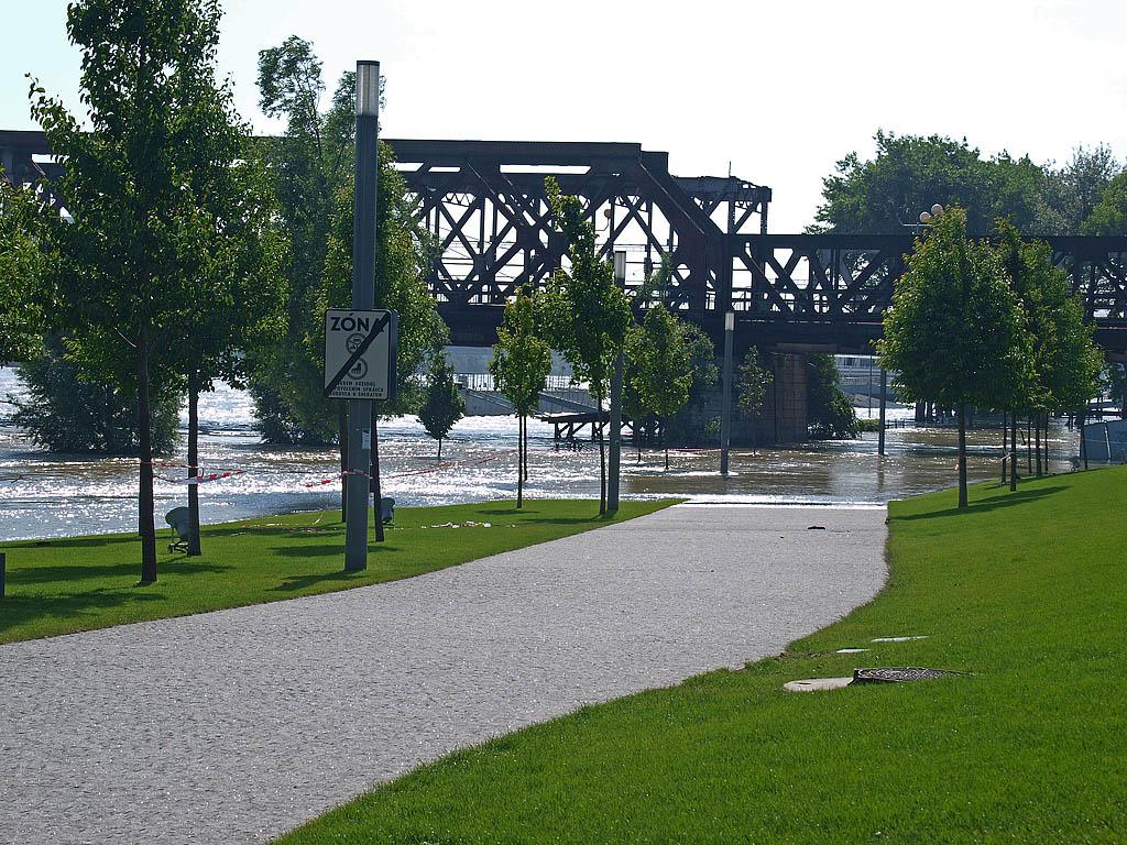 Bratislava: vysoký Dunaj, 7.6.2013 Bratislava