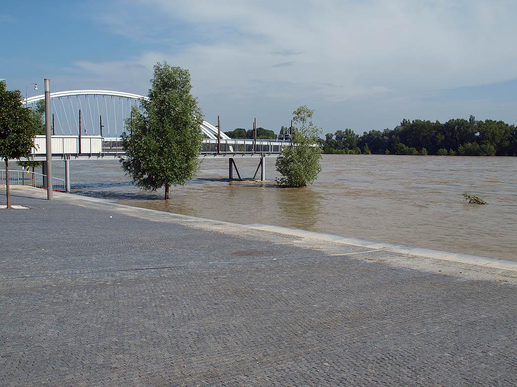 Bratislava: vysoký Dunaj, 7.6.2013 Bratislava