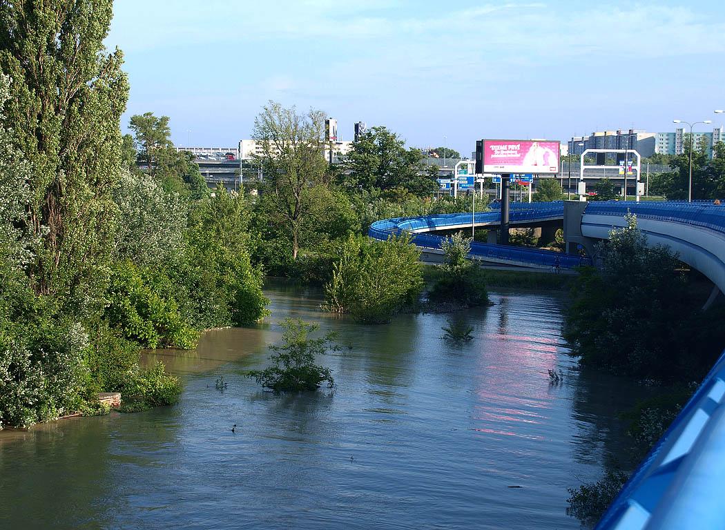 Bratislava: vysoký Dunaj, 7.6.2013 Bratislava